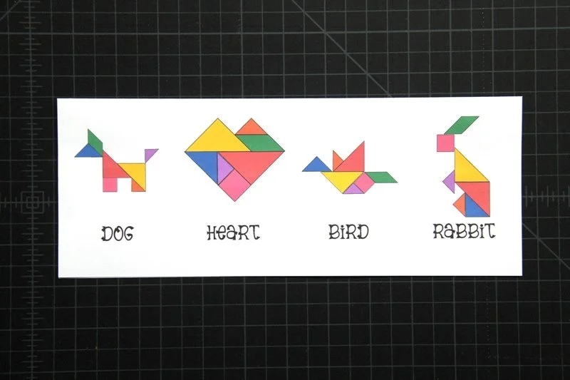 Fabric Tangram Puzzle — Crafty Staci